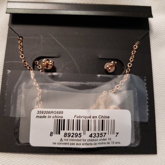 NWT Coach necklace and earrings - Picture 7 of 8